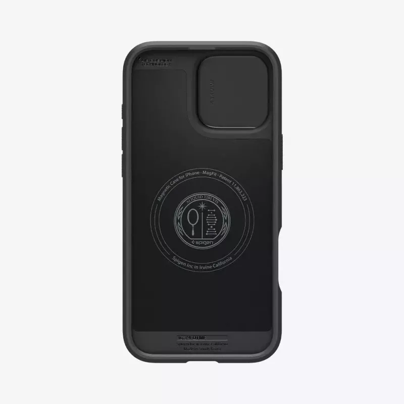 Puzdro na telefón Spigen Optik Armor kryt čierny pre iPhone 16 Pro