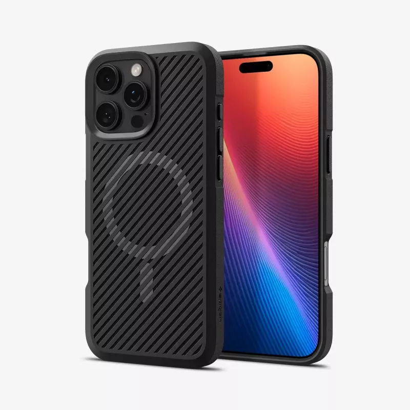 Puzdro na telefón Spigen Core Armor MagFit kryt čierny 16 cm