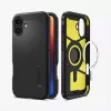 Puzdro na telefón Spigen Tough Armor AI (MagFit) kryt čierny 15,5 cm