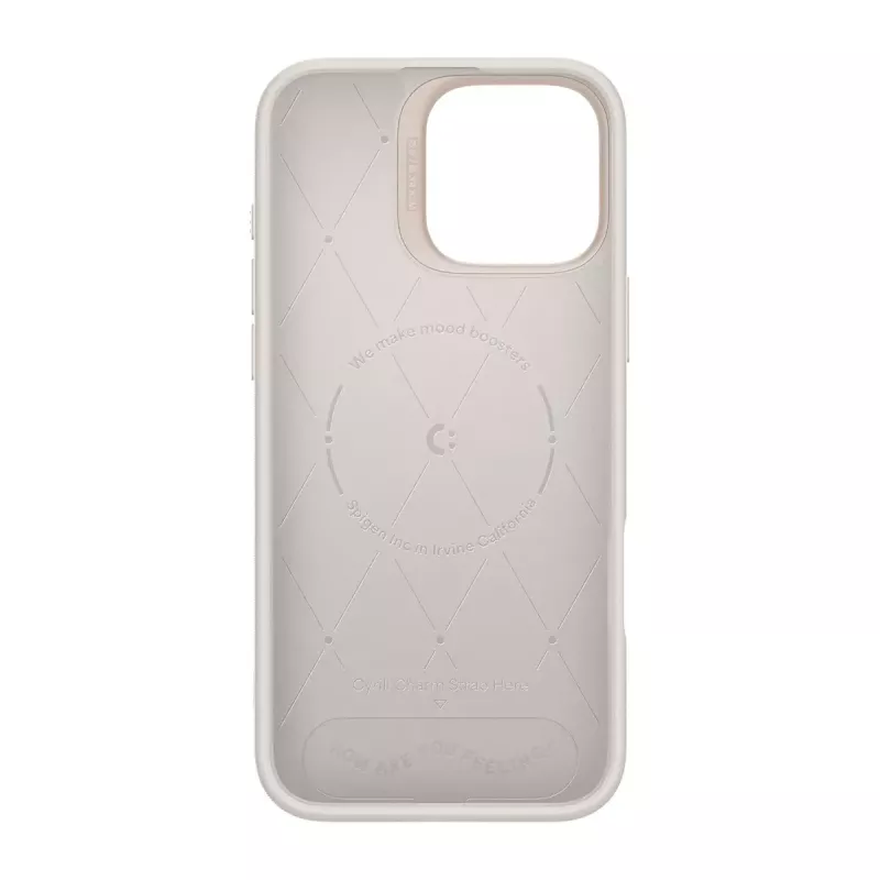 Kryt CYRILL Kajuk Mag puzdro iPhone 16 Pro Max krémové monochromatické
