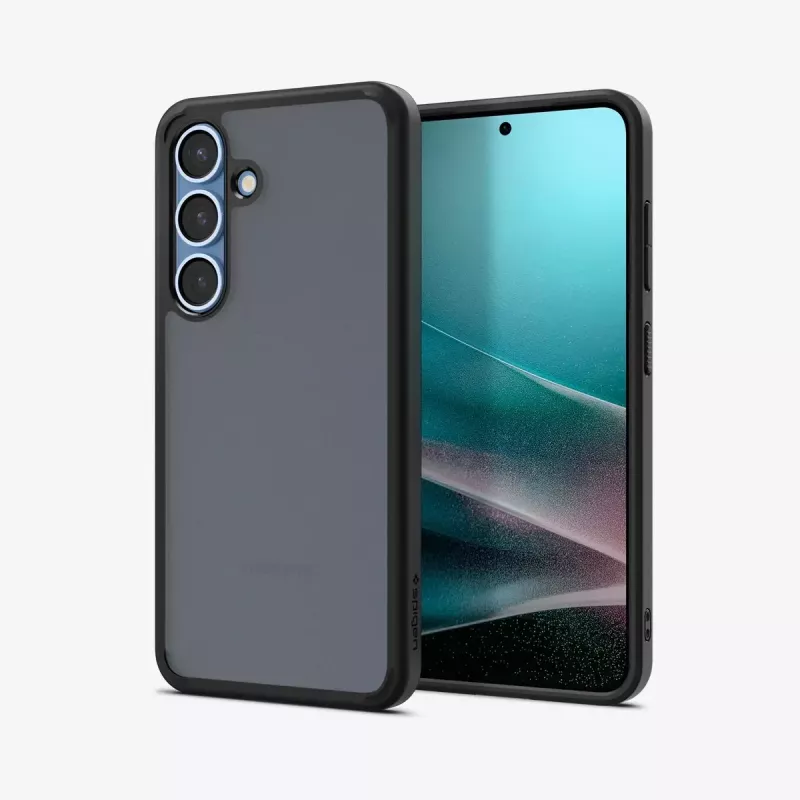 Spigen Ultra Hybrid Frost Black Puzdro pre Samsung Galaxy S25, čierne