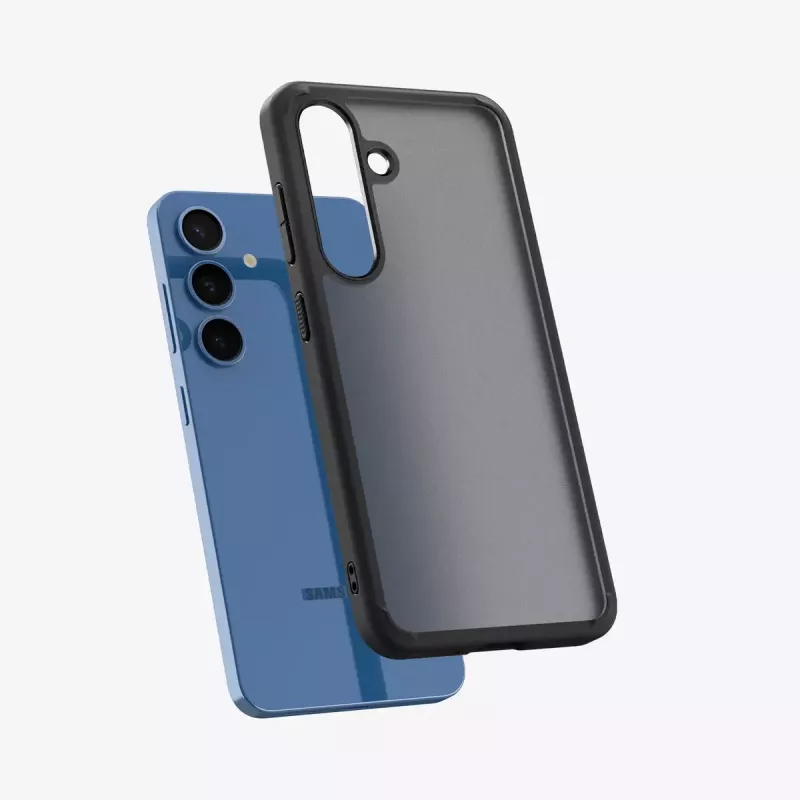 Spigen Ultra Hybrid Frost Black Puzdro pre Samsung Galaxy S25, čierne