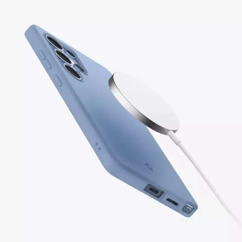 Kryt Spigen Galaxy S25 Ultra Silicone Fit MagFit zafírovo modrý