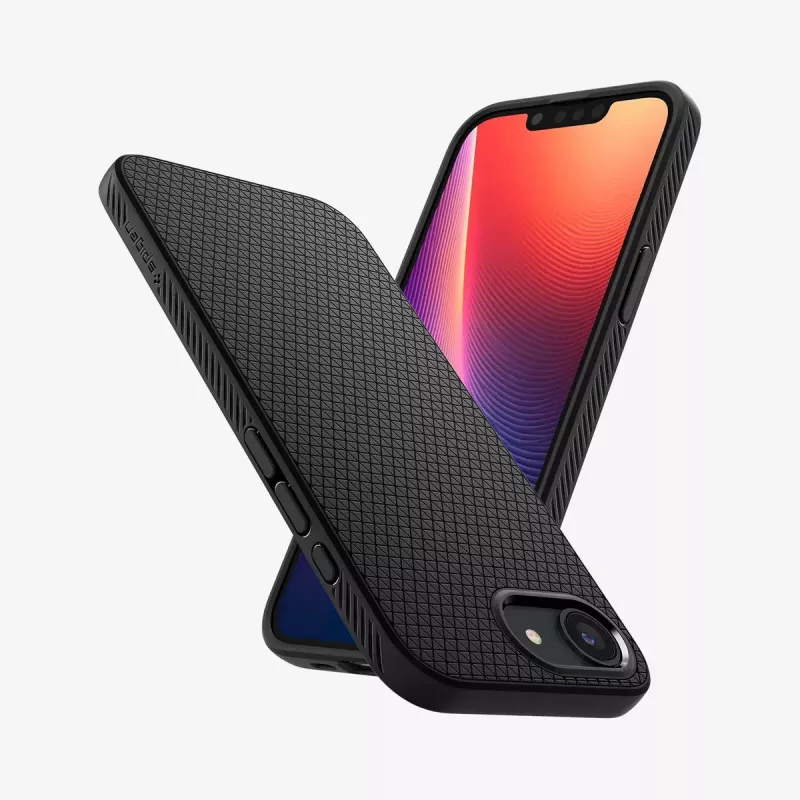 Kryt Spigen Liquid Air iPhone 16e puzdro matne čierne