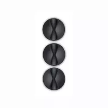 Organizér káblov BlueLounge CableDrop Mini, kompaktný stolný držiak káblov, čierny