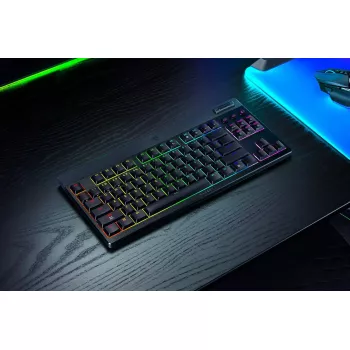 Razer BlackWidow V4 Low-Profile Tenkeyless HyperSpeed klávesnica Gaming USB RF Wireless Bluetooth QWERTY US International čierna