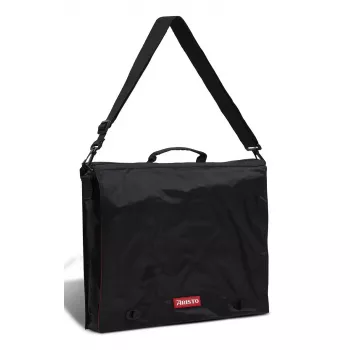 Kabelka/taška cez rameno Aristo AR7064 — plast, čierna, červený interiér, unisex
