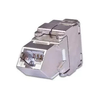 Keystone modul Wirewin WKS JACK KAT6A STP 45 zahnutý Silver