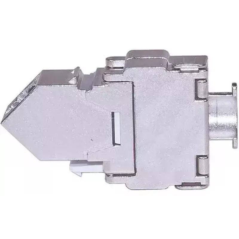 Keystone modul Wirewin WKS JACK KAT6A STP 45 zahnutý Silver