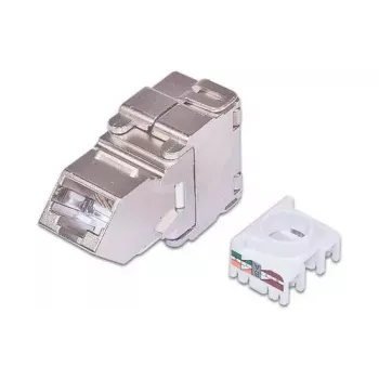 Keystone modul Wirewin WKS JACK KAT6A STP 45 zahnutý Silver