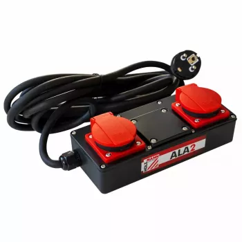 Rozvádzač Holzmann ALA2_230V 2 AC zásuvky 230V 16A