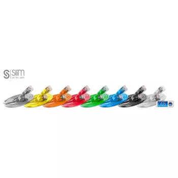 Sieťový kábel tenký patch kábel tenký Light STP 0,5 m Cat6 U/FTP
