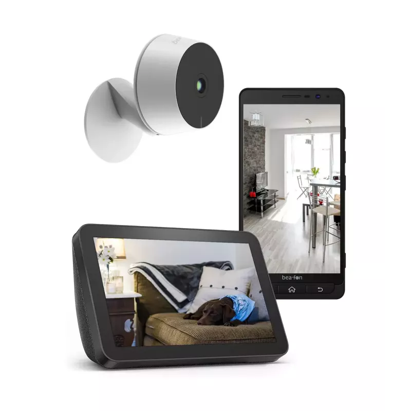 IP bezpečnostná kamera Beafon Mini 1M 2304 x 1296 pixelov interiérová káblová bezdrôtová