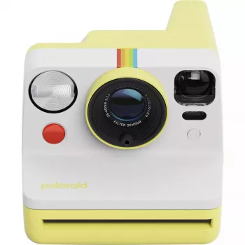 Sofortná kamera POLAROID Now Gen 3 žltá — model 9158, analógová instantná kamera, integrovaný blesk