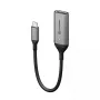 ALOGIC 15cm Ultra USB-C konektor samec na DP konektor samica adaptér 4K 60Hz