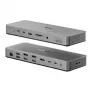 Dokovacia stanica pre notebook / port replikátor ALOGIC TB4DU4 — káblový Thunderbolt, 96 W, čítačka SD-/MicroSD kariet, 3,5 mm, hliník/ABS