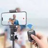 Tech-Protect L03S Selfie tyč so statívom a Bluetooth diaľkovým ovládaním, čierna