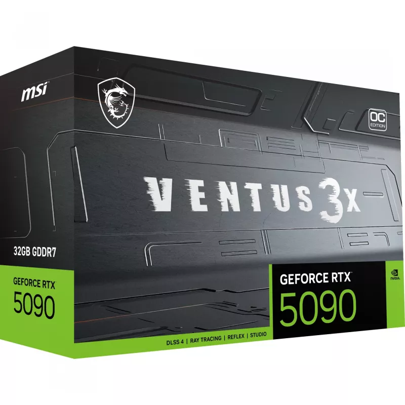 MSI VENTUS GEFORCE RTX 5090 32G 3X OC grafická karta NVIDIA 32 GB GDDR7