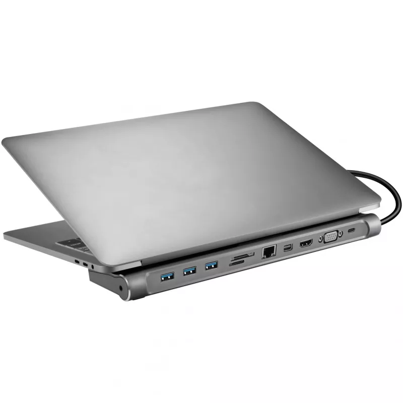SANDBERG USB-C dokovacia stanica HDMI DP VGA SD USB USB-C