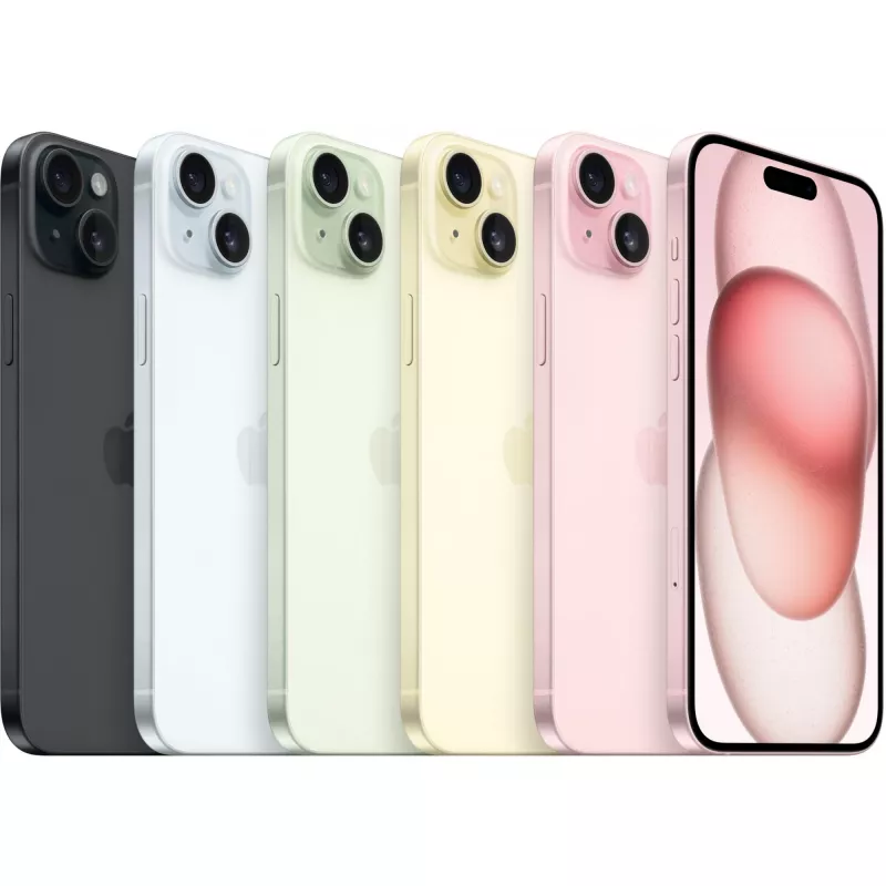 Apple iPhone 15 Plus – 5G smartfón – Dual-SIM / interné úložisko 128 GB – OLED displej – 6,7