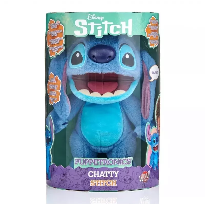 Interaktívna maskot Wow! Stuff Disney Real FX Chatty Stitch bábika (DIS-1025-01)