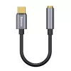 Baseus L54 audio adaptér USB-C + minikonektor 3,5 mm (čierna+sivá)