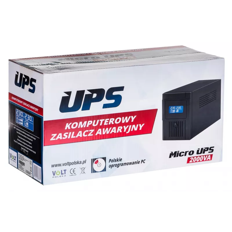 UPS neprerušiteľné napájanie Volt Polska Micro 2000VA 1200W
