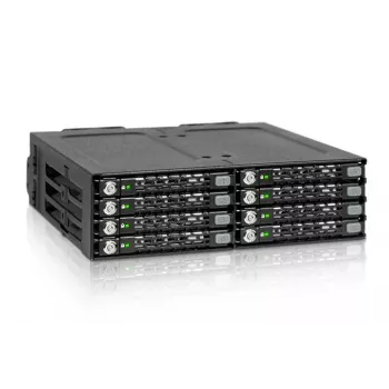 ICY DOCK - ToughArmor - MB998SK-B - 8x2.5 SATA HDD Hot Swap mobilný rám - nosič HDD - 40mm ventilátor - hliník - LED - SATA 6Gbit/s - do výšky 7mm