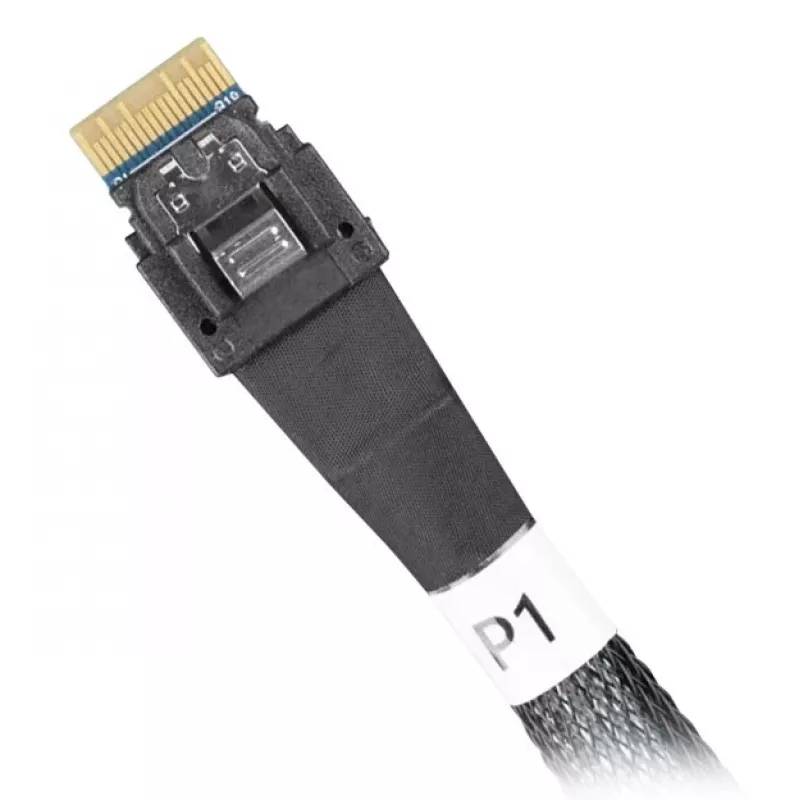 ICY DOCK - SlimSAS 8i SFF-8654 na 2x SlimSAS 4i SFF-8654 kábel - 0,5M