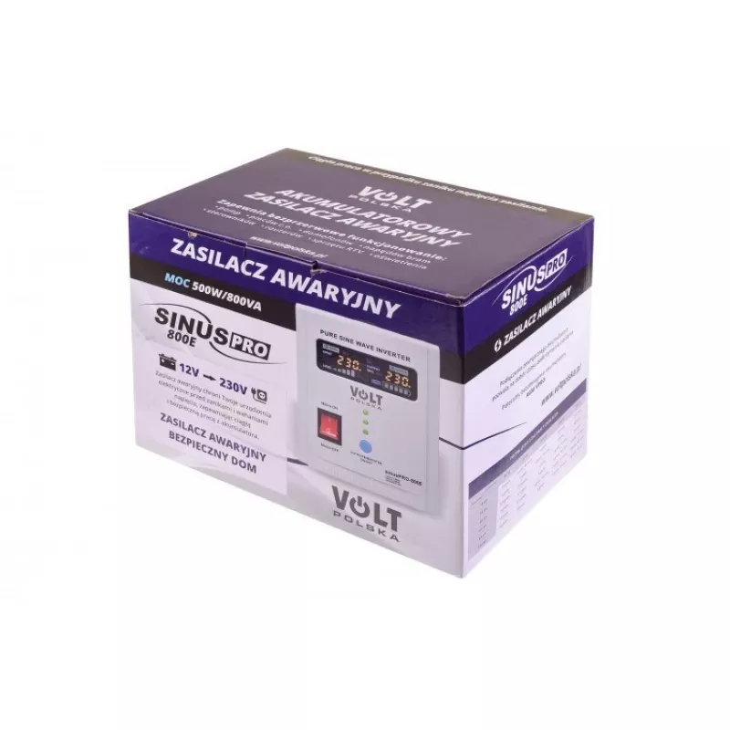 Sinus Pro 800 E 12/230V (500/800W) neprerušiteľný zdroj napájania