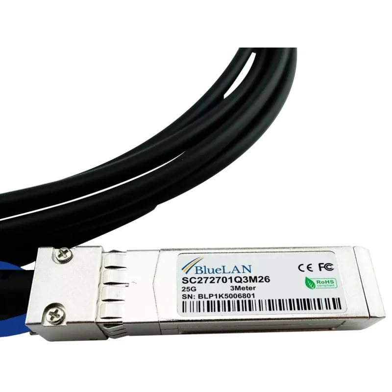 BlueOptics SFP-H25G-CU1M kompatibilný BlueLAN DAC SFP28 SC272701Q1M30