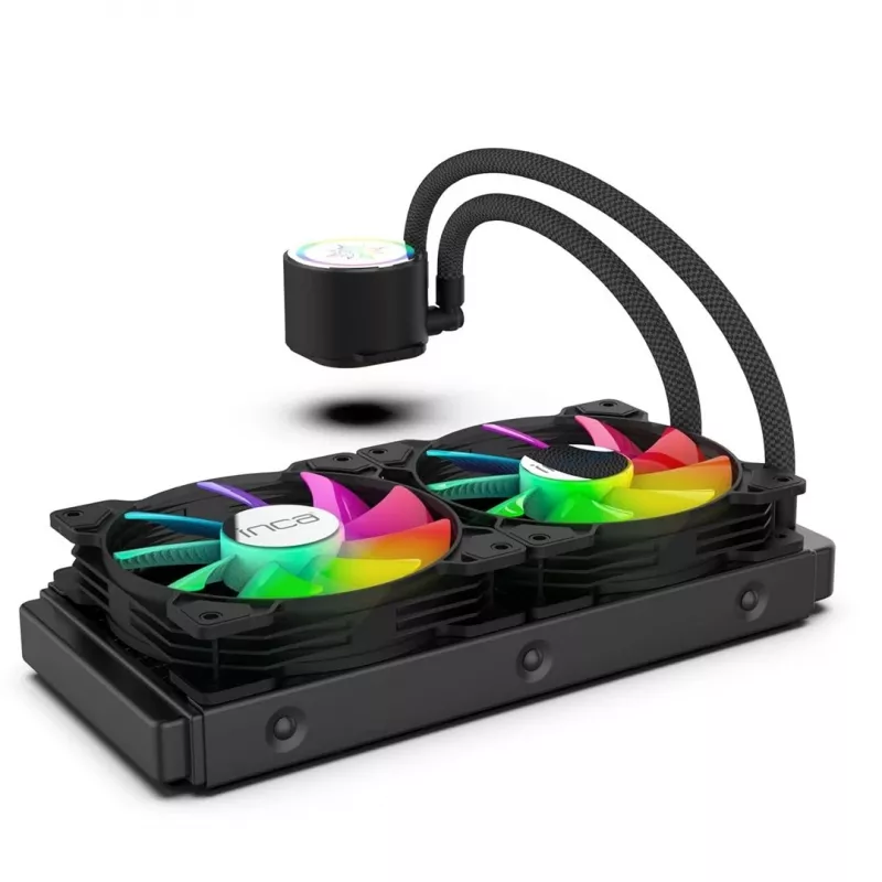 INCA ISS-02XN CPU LIQUID chladič 2 x 120 mm PWM ventilátor