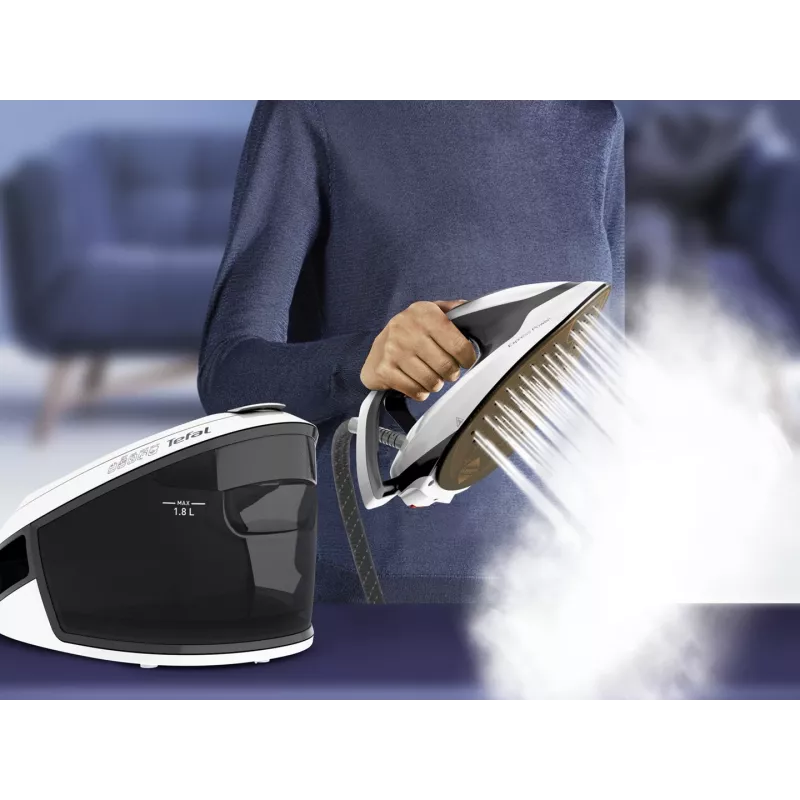 Tefal Express Power SV8130 2800 W 1,8 L Durilium AirGlide Autoclean žehliaca plocha čierna, biela