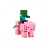 Minecraft S2 3D naťahovacia hračka – baby zombie & prasa