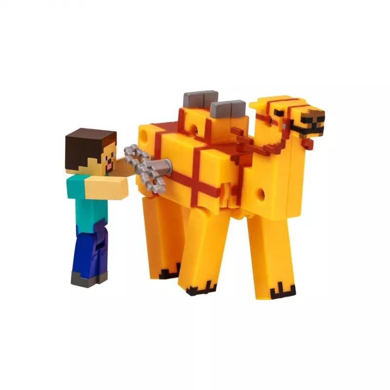 Minecraft S2 3D naťahovacia hračka – Steve & ťava