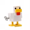 Minecraft S2 3D naťahovacia hračka - sliepka & jazdec