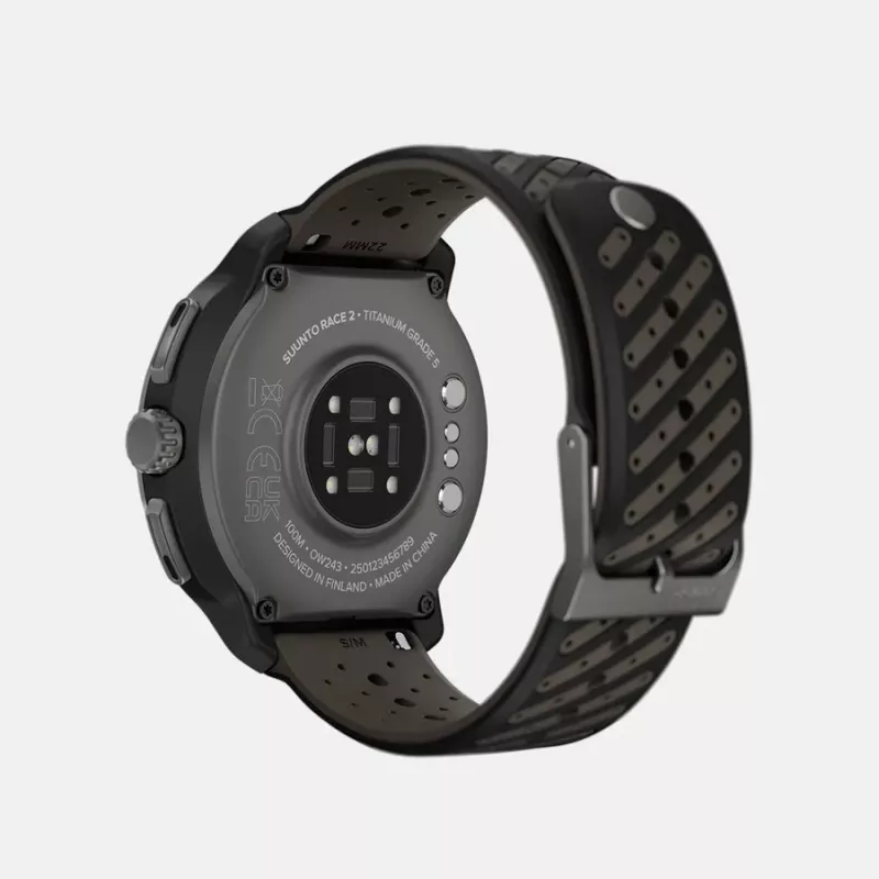 Suunto Race 2 Titanium čierne športové hodinky