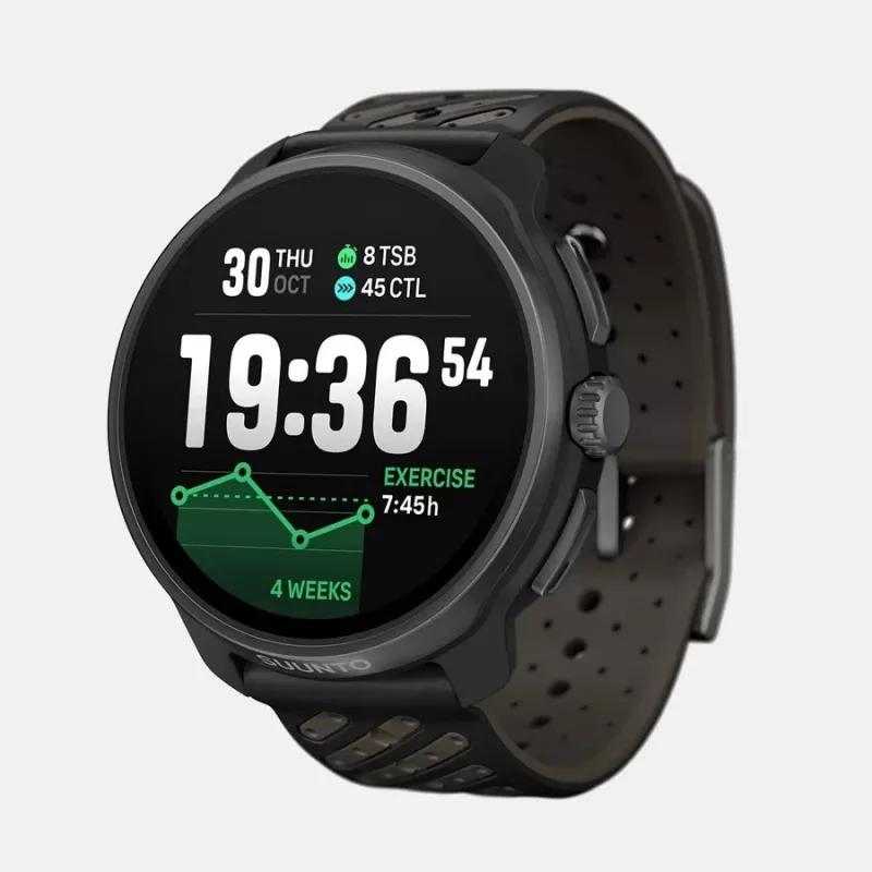 Suunto Race 2 Titanium čierne športové hodinky