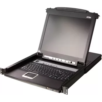 ATEN CL5708MW FR KVM switch 8-portový 17,3 palca LCD SingleRail PS/2-USB VGA