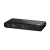 Belkin Universal Secure KVM prepínač F1DN104KVM-UNN4, 4 porty, jeden monitor, DP/HDMI na DP/HDMI, 2. generácia, bez CAC, PP4.0