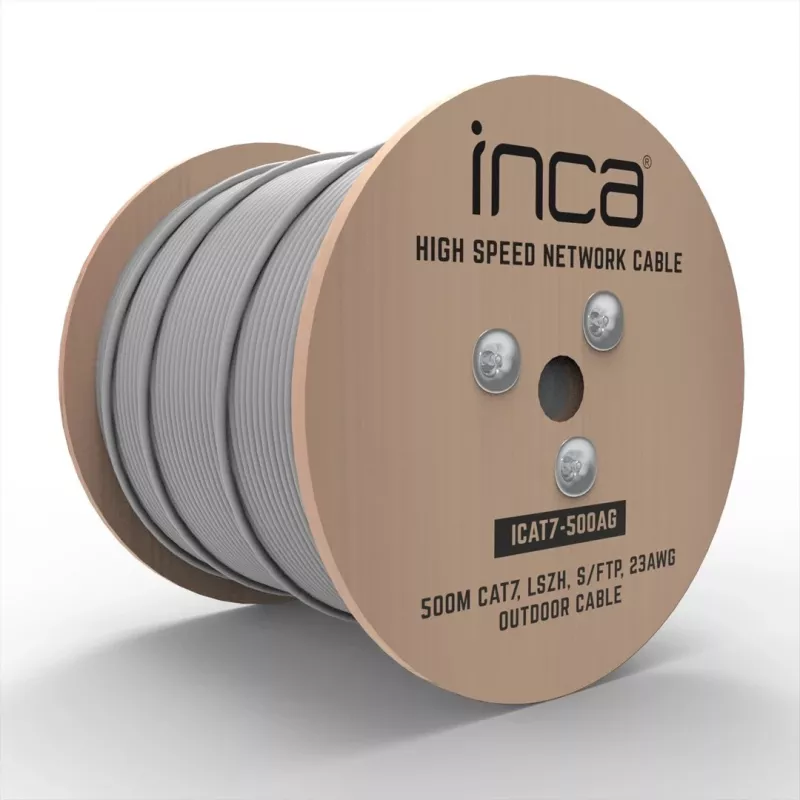 INCA Ethernet kábel ICAT7-500AG S/FTP1 23 AWG CAT7 kábel 500M – kábel – sieťový