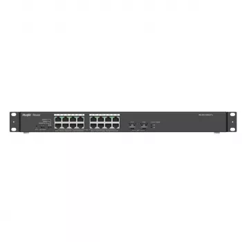 Reyee 16-portový 1000 Mbit/s + 2 Gigabit SFP porty, 16 portov podporuje napájanie PoE/PoE+ – switch – 1 Gbit/s