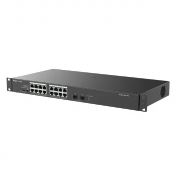 Reyee 16-portový 1000 Mbit/s + 2 Gigabit SFP porty, 16 portov podporuje napájanie PoE/PoE+ – switch – 1 Gbit/s
