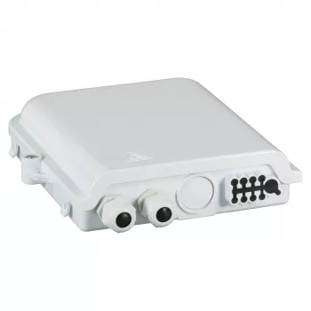 FTTH IP65 prípojná skrinka pre 16 vlákien, 8 kopplerov a nadbytočnú dĺžku vlákna výrobca: EFB-Elektronik (FTTH-BOX-OUT-2)