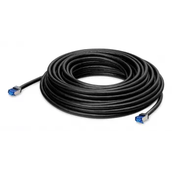 LANCOM - sieťový kábel - RJ-45 (M) na RJ-45 (M) - 30,0 m - 6,5 mm - S/FTP - CAT 6a - pre vonkajšie použitie - čierny (61337)
