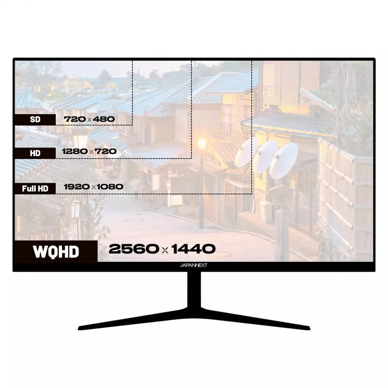 JAPANNEXT JN-IPS27WQHDR-C65W 16:9 HDMI/DP WQHD - plochý monitor (TFT/LCD)