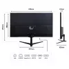 JAPANNEXT JN-IPS27WQHDR-C65W 16:9 HDMI/DP WQHD - plochý monitor (TFT/LCD)