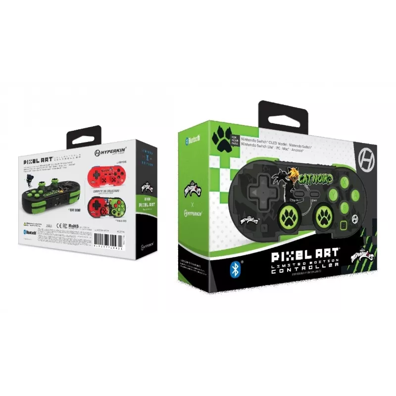 Hyperkin M01328-MTCN, gamepad, Android, MAC, Nintendo Switch, Nintendo Switch OLED, PC, iOS, tlačidlo Select, tlačidlo Start, bezdrôtový, Bluetooth, 9 m