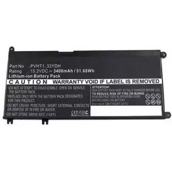 CoreParts batéria do notebooku 52Wh Li-Ion 15,2V 3400mAh čierna 7FHHV - batéria - 3 400 mAh (7FHHV-CP)