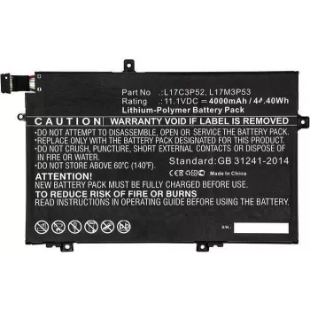 CoreParts batéria do notebooku 44Wh Li-Ion 11,1V 4000mAh čierna 01AV463 - batéria - 4 000 mAh (01AV463-CP)